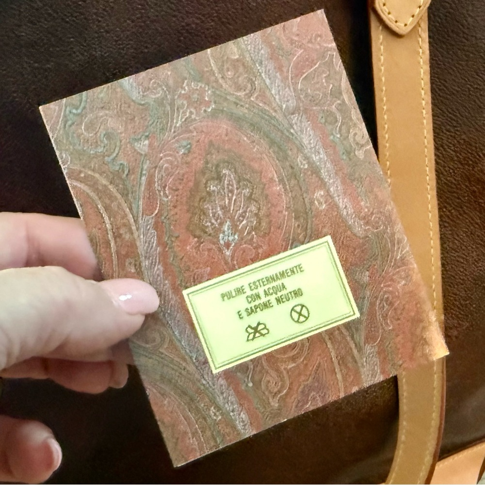 Etro Brown and Tan Tote Bag - Picture 11 of 15